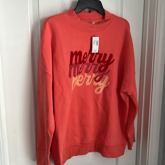 NWT! Maurices  Merry sweatshirt. 0X - Picture 2 of 9
